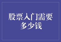 股票入门需要多少钱：一场理财智慧的探索