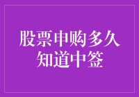 股票申购中签查询：掌握时间与策略的艺术