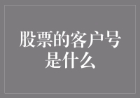 股票客户号：个人金融信息的数字标识符