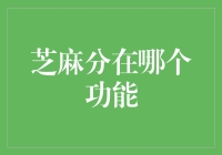 芝麻分到底在哪里？揭秘它的隐藏功能！