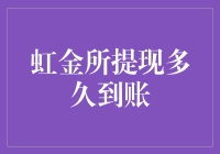 虹金所提现到账时间解析：一场资金流转的接力赛