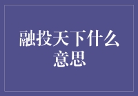 融投天下的大冒险：一场投资界的奇幻漂流记