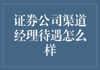 证券公司渠道经理待遇揭秘：高薪与挑战并存