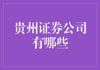 贵州证券公司大探秘，带你走进不一样的投资世界！