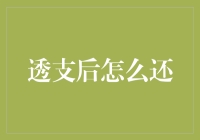 理解透支后的还款路径：金融机构与个人需求的交互融合