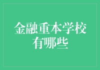 金融重本学校概览：中国顶尖金融教育学府一览