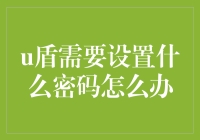 u盾密码小技巧：设置与重置的方法与建议